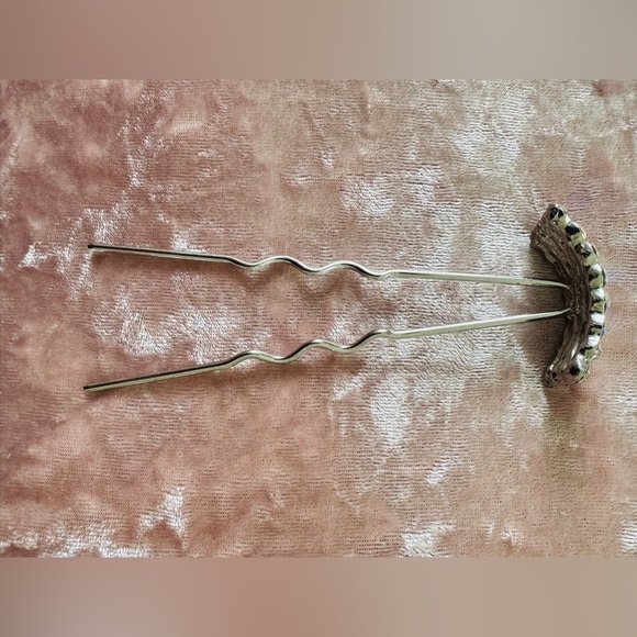 💥Elegant Silver Crystal Hair Clip - Picture 2 of 5